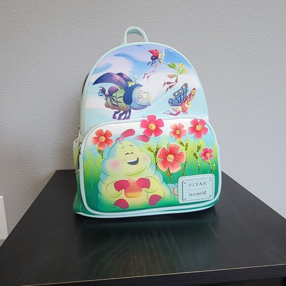 Loungefly Pixar a Bugs Life Earth Day Mini Backpack - Picture 2 of 11